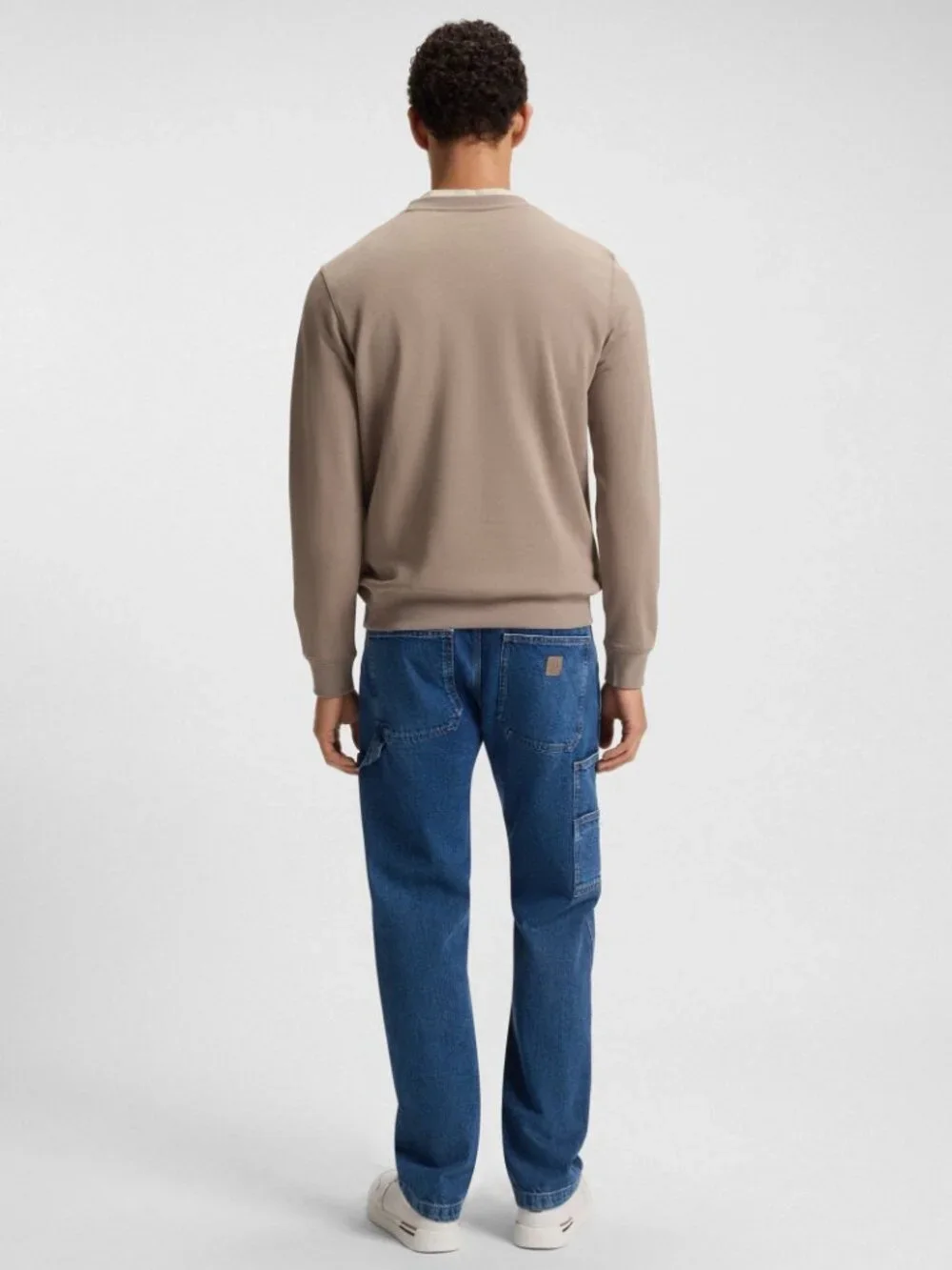 NWT New Hugo Boss Sweater Westart Taupe Made In Portugal Size M
